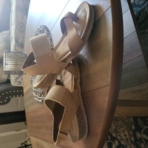 Tan sandals